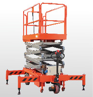 助力行走剪叉式高空作業平臺